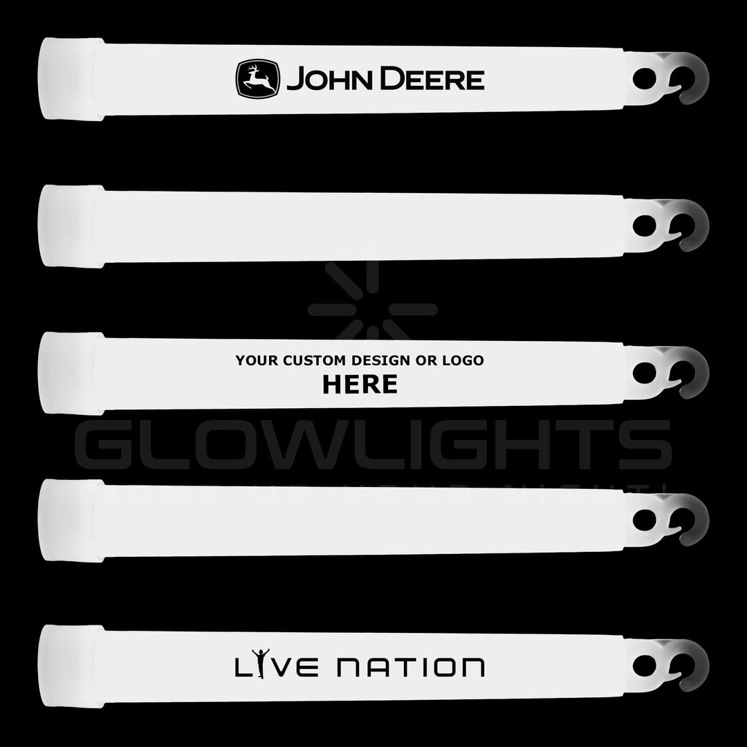 Custom Imprinted 6" Glow Light Sticks w/Hook