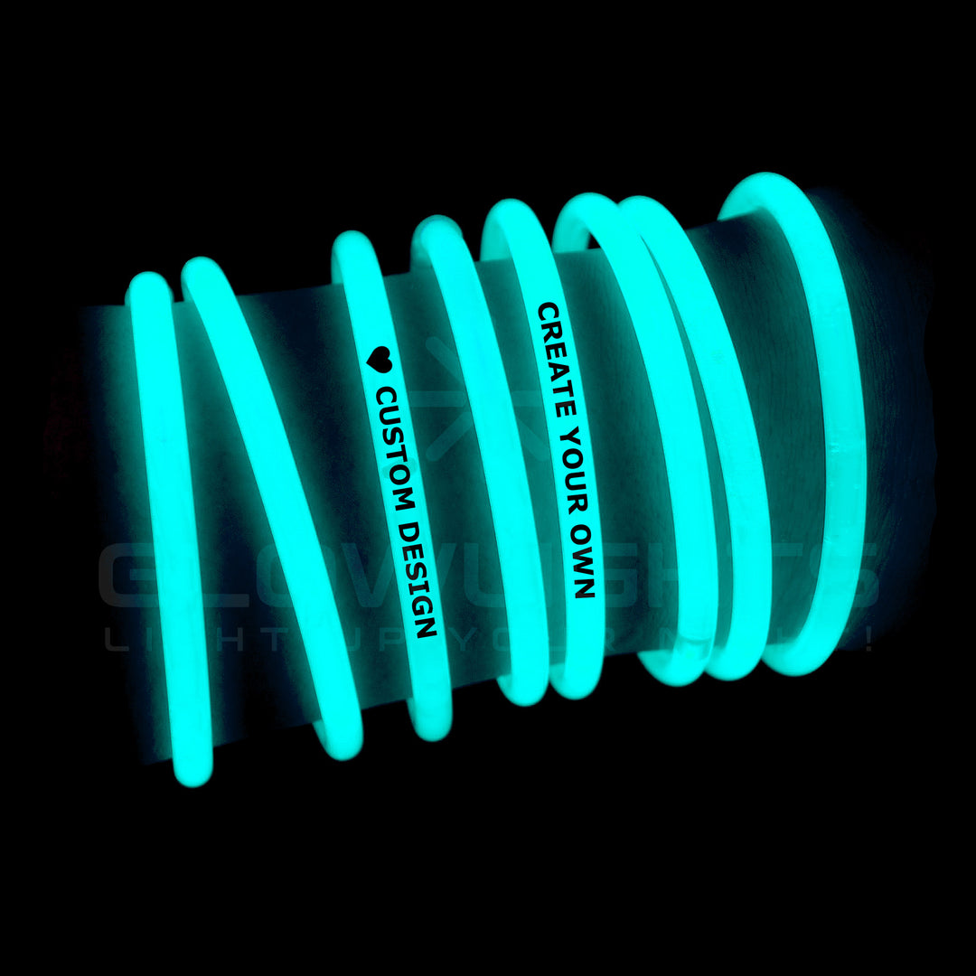 Custom Imprinted 8" Glow Bracelets