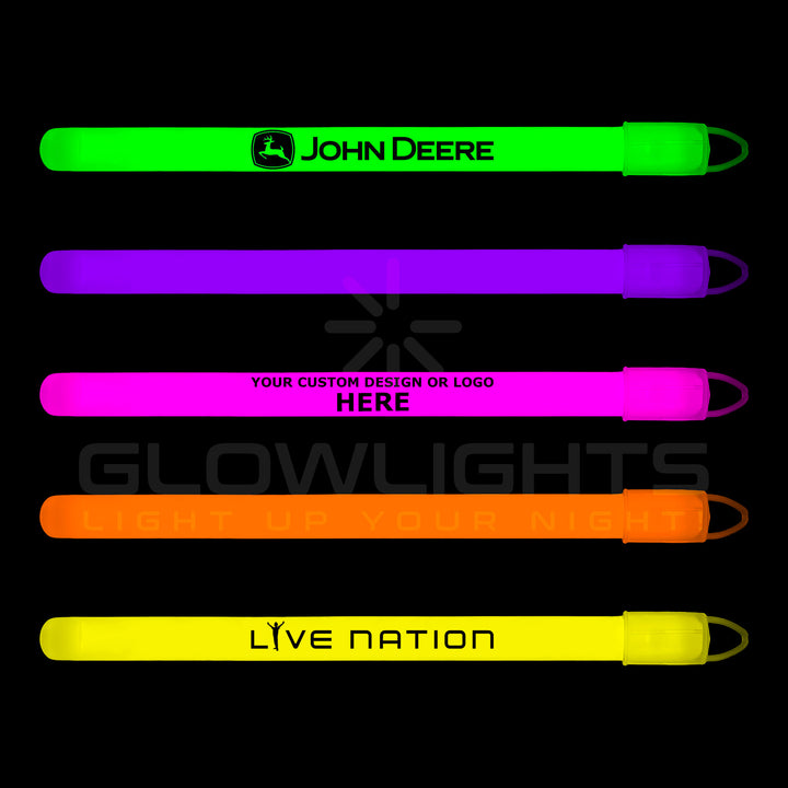 Custom Imprinted 6" Glow Light Sticks
