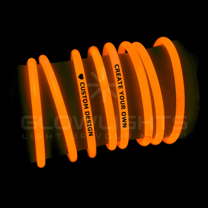 Custom Imprinted 8" Glow Bracelets