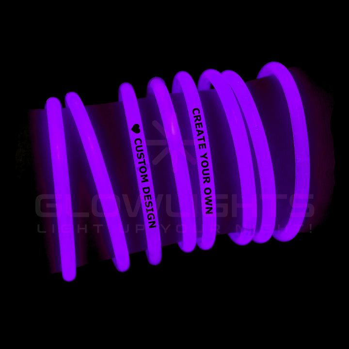 Custom Imprinted 8" Glow Bracelets