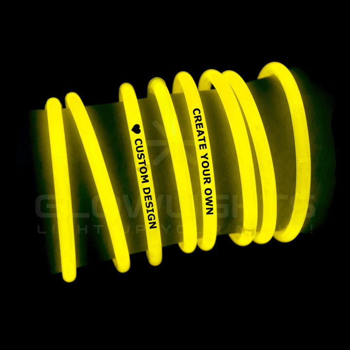 Custom Imprinted 8" Glow Bracelets