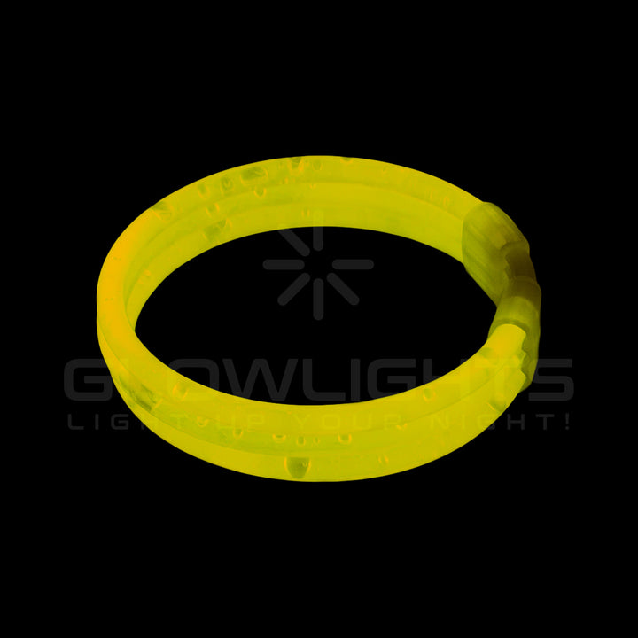 Triple Wide 8" Glow Bracelets Wristbands